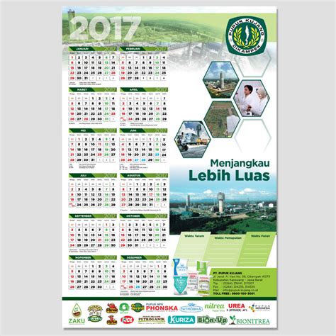 Kalender dinding 2021 hijau ditinjau dari filosofi memiliki makna warna kehidupan alam dan energi. Sribu: Calendar Design - Desain Kalender 1 Halaman " Pupuk K