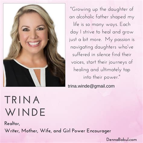 Meet Trina Winde One Of Our New Fatherless Daughter Movement Mentors