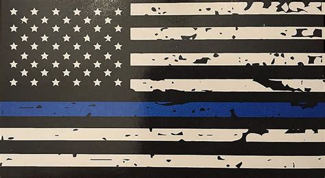 Tattered Thin Blue Line Flag And Backgrounds Hd Wallpaper Pxfuel