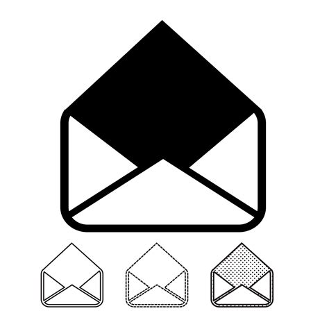 Email And Mail Icon Vector 572039 Vector Art At Vecteezy