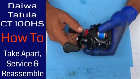 Daiwa Tatula CT100HS Baitcaster Service Fishing Reel Repair YouTube
