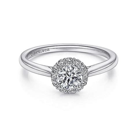 14k white gold round halo diamond engagement ring er8276w44jj