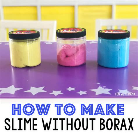 Easy Fluffy Slime Recipe Without Borax Or Glue Remover