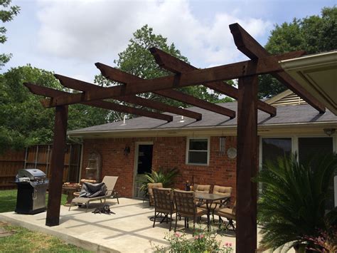 How To Build A Covered Pergola Attached To The House