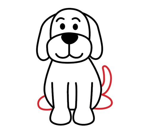Como se dibuja un perro para niños Dibujar un perro facil PASO A PASO