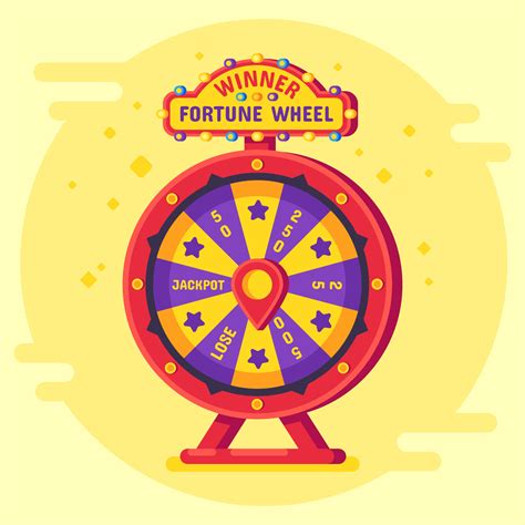 Fortune Wheel Winner Lucky Chance Spin Wheels Game Modern Turning Mo