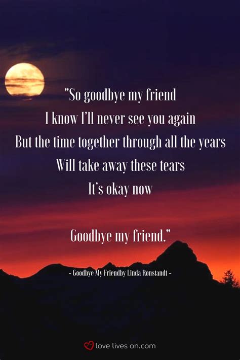 Sad Quotes About Saying Goodbye To A Friend At Quotes