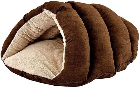 Ethical Pets Sleep Zone Cuddle Cave Pet Bed 22 Inch Chocolate