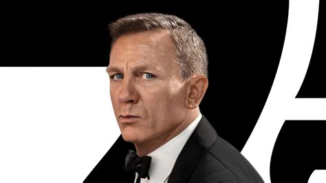 Daniel Craig James Bond Black White Background Hd No Time To Die