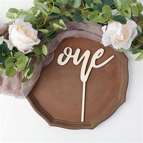 Buy Cake Topper One Year Old One Cake Topper Rustic Wood Cake Topper