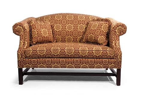 Upholstered Loveseat Chippendale Legs We Ship Anywhere In The Usa