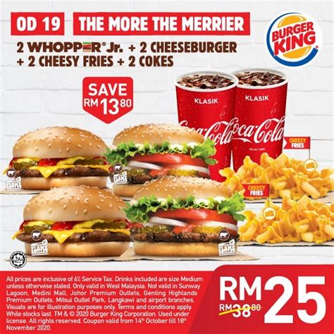Burger King With Freshly Launch Coupons For Your Meal Saving From 14 Oct 18 Nov
