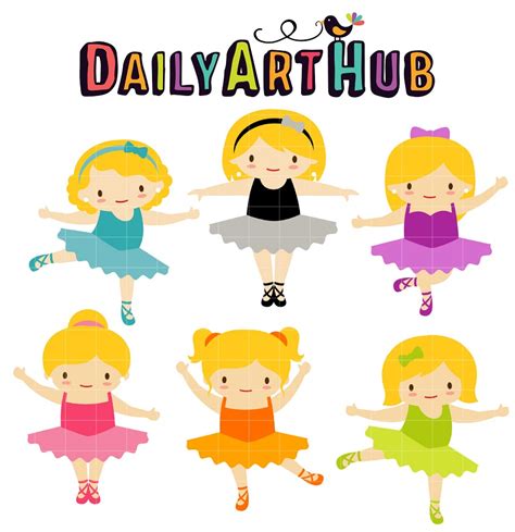 Girl Dancers Clip Art Set Daily Art Hub Free Clip Art Everyday