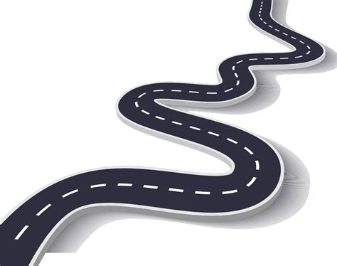 Download Transparent Curved Road Roadmap Clip Art Free Pngkit