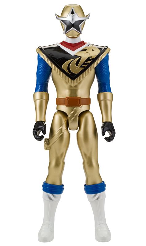 Power Rangers Super Ninja Acier Inch Action Figure Gold Ranger