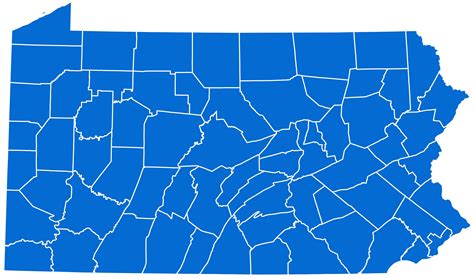 Map of Pennsylvania - Guide of the World