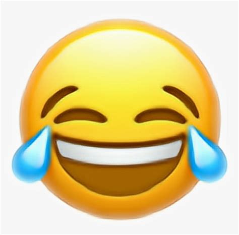 Laughing Emoji Transparent Background Ios 10 Crying Laughing Emoji