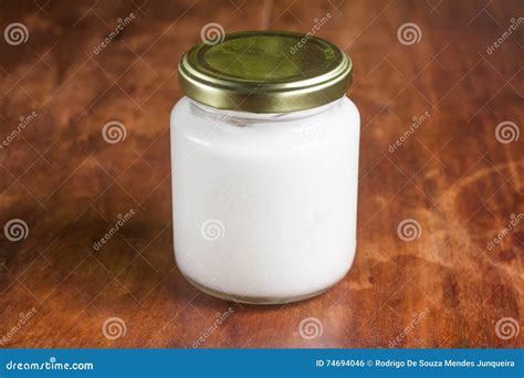 Solid Coconut Oil Stock Photo Image Of Fresh Tasty 74694046