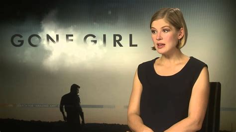 Rosamund Pike Talks About Her Thrilling Performance In Gone Girl Youtube