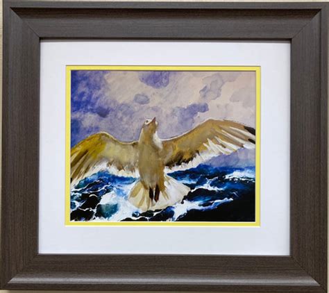 Jamie Wyeth Gull Rising Custom Framed Art Andrew Americana Ocean
