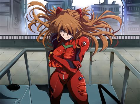 Safebooru 1girl Bodysuit Building Commentary Request Crossed Arms