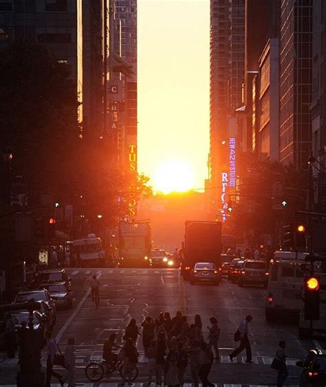 Luci Scott On Instagram Manhattanhenge On 42nd Street Earlier This
