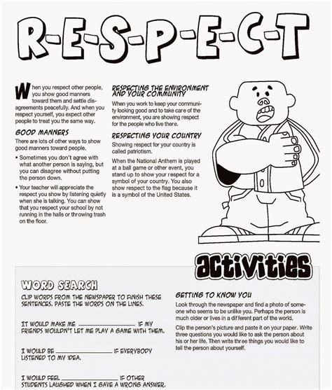 Printable Coloring Pages Respect Lets Coloring The World