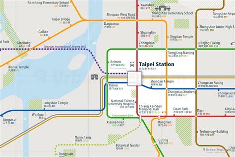Taipei Rail Map A Smart City Guide Map Even Offline