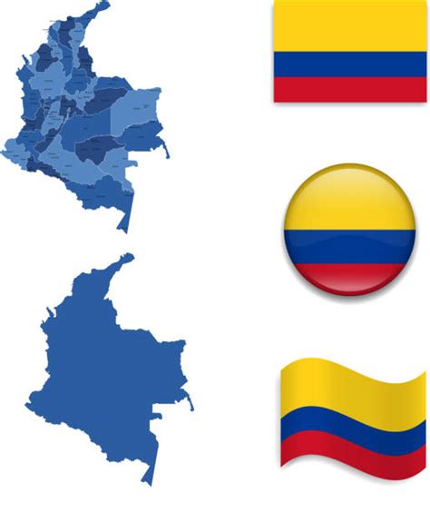 Colombia Flag Map Illustrations Royalty Free Vector Graphics And Clip