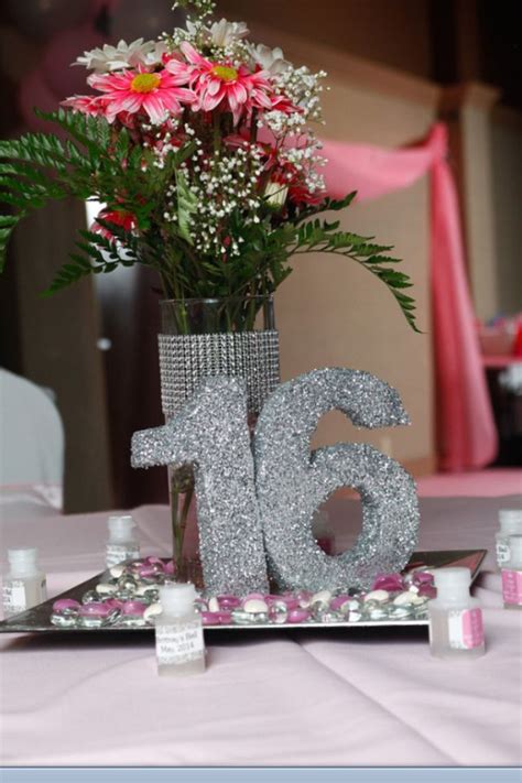 Sweet 16 Centerpiece Sweet 16 Centerpieces Sweet 16 Decorations