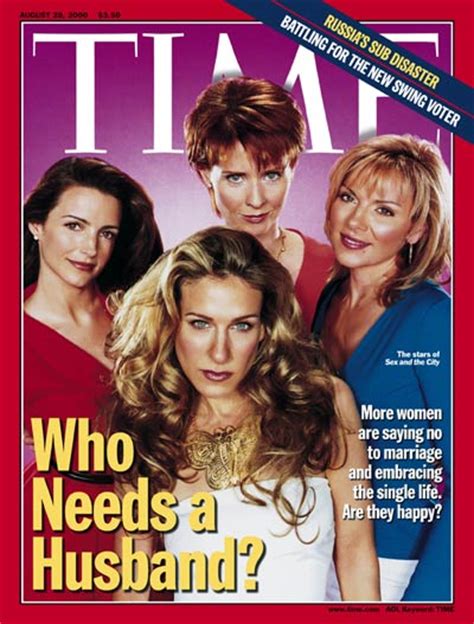 Time Magazine Cover Sex And The City Aug 28 2000 Actresses