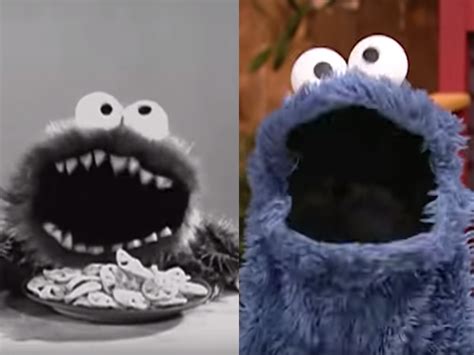 Then And Now Sesame Street Characters From Cookie Monster To Elmo