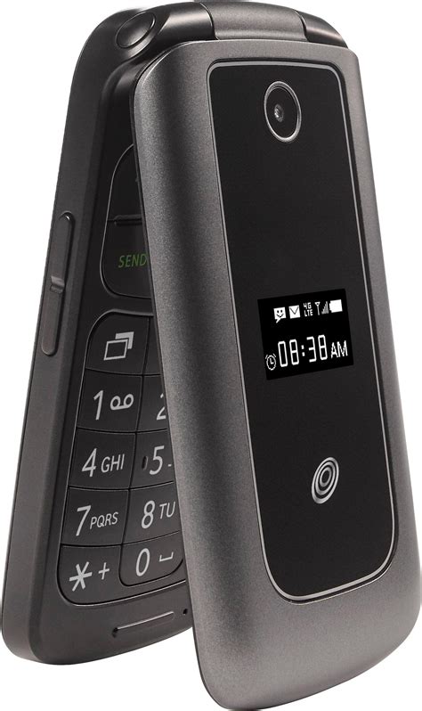Tracfone Tracfone Zte Z233vl 4g Lte With 4gb Memory Cell Phone Dark