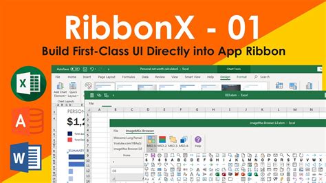 Ribbonx 01 Build First Class Ui Directly Into App Ribbon Youtube