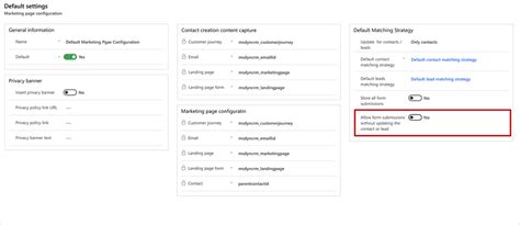 Set Up And Manage Marketing Forms For Use In Marketing Pages Dynamics
