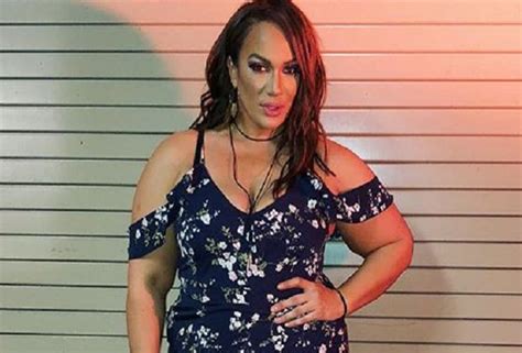 Nia Jax Showing Off Her New Bathing Suit At Hotel Room See Photos