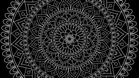 Mandala Black And White Wallpapers Top Free Mandala Black And White