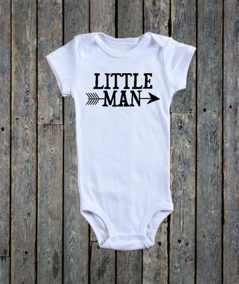 Baby Boy Onesie Little Man Tribal Onesie Baby Boy Outfit Little