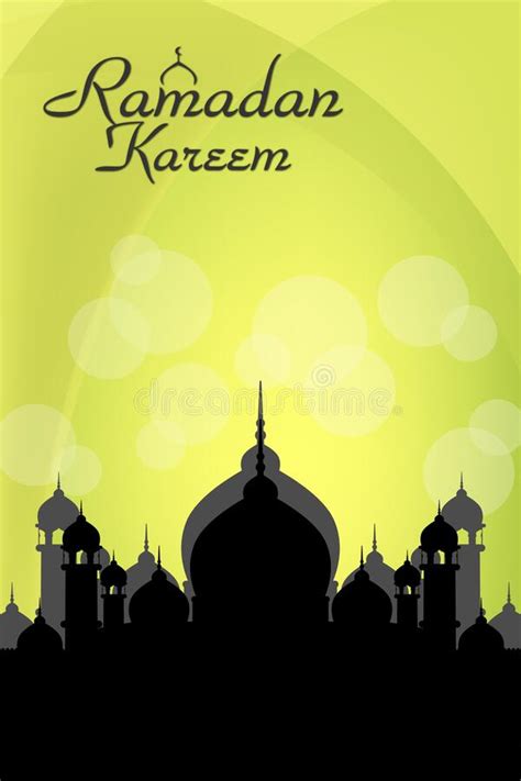 Ramadan Greeting Card Stock Illustration Illustration Of Postcard