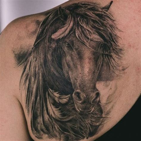 Realistic Horse Shoulder Tattoo Venice Tattoo Art Designs Tatuajes