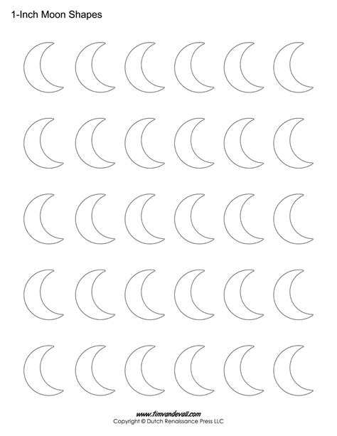 Moon Templates Moon Shape Printables Tims Printables