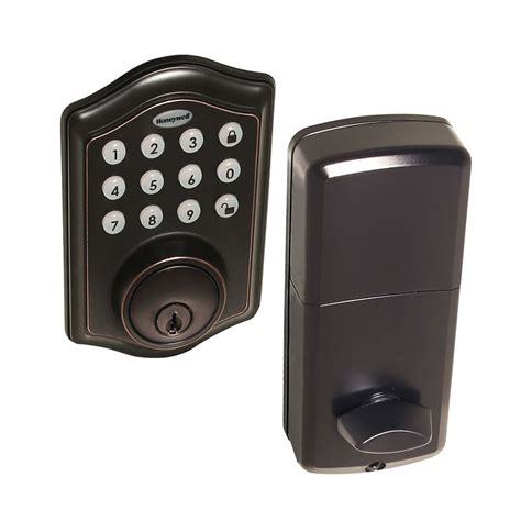 Honeywell 8712409 Digital Deadbolt Door Lock With Keypad In Bronze