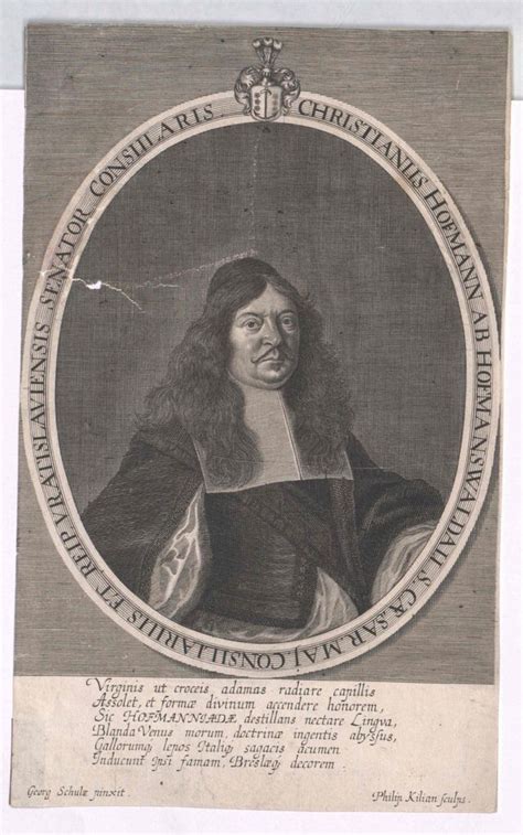 Christian Hoffmann Von Hoffmannswaldau Alemania 1617 1679 Ersilias