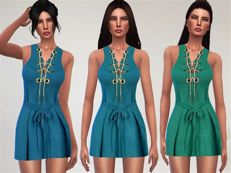 Mini Dresses Set By Puresim At Tsr Sims 4 Updates