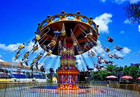 Amusement Ride Shaking Flying Chair Free Stock Photo Public Domain