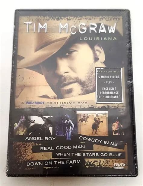 TIM MCGRAW LOUISIANA Exclusive Performance DVD Music Videos Cowbabe Country Angel PicClick