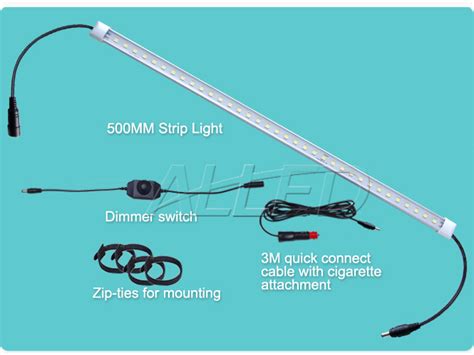 2bar 12v Waterproof Joinable Dimmable 500mm Led Camping Strip Light