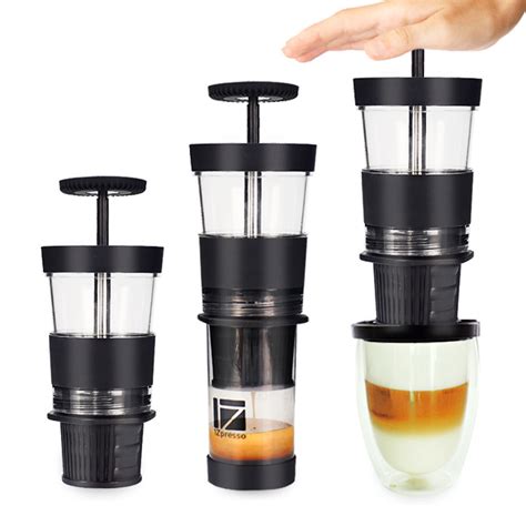 Portable Capsule Espresso Coffee Machine Tripresso Hand Press Mini