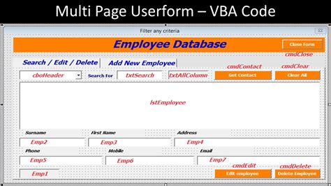 Create Excel Vba Userform Youtube Riset