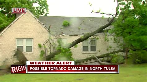 Storm Damage Seen In North Tulsa